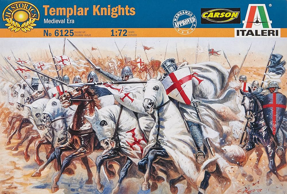 Italeri Knights Templar 1:72 Scale Figures