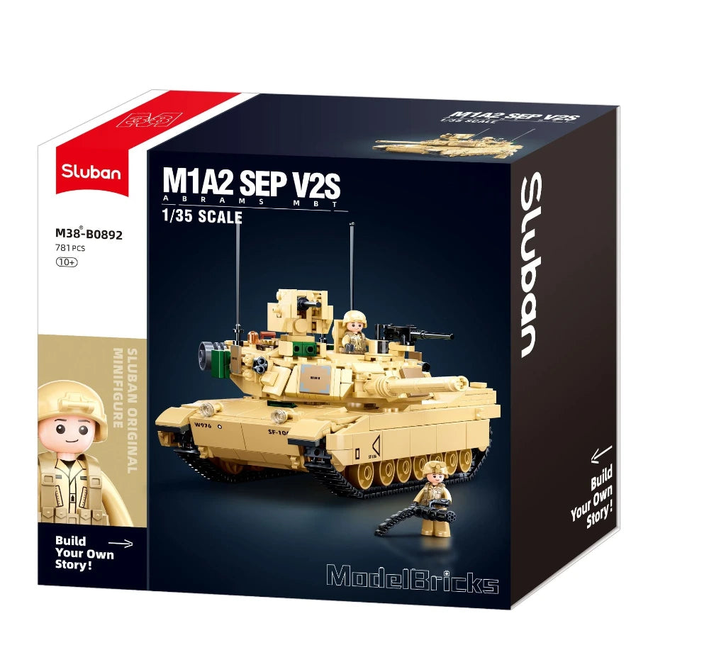 Sluban M1A2 Sep V2 Abrams Main Battle Tank