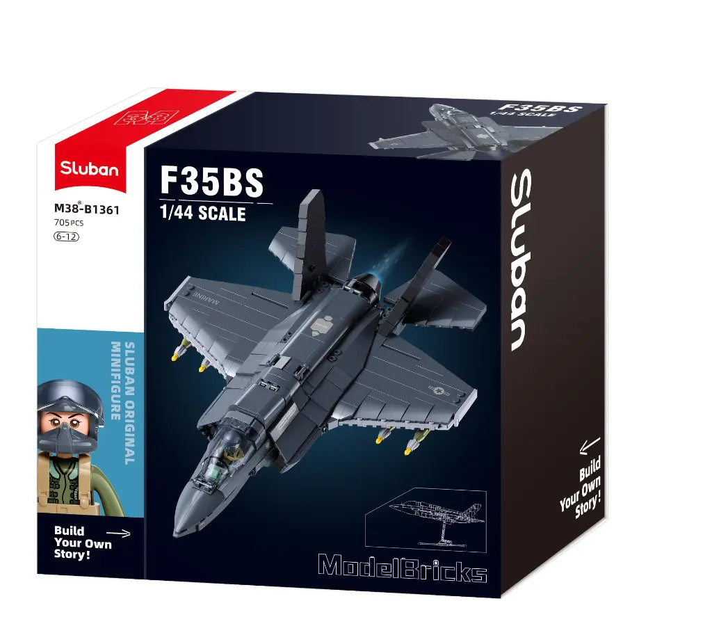 Sluban F-35BS Jet Fighter 705 Piece Set