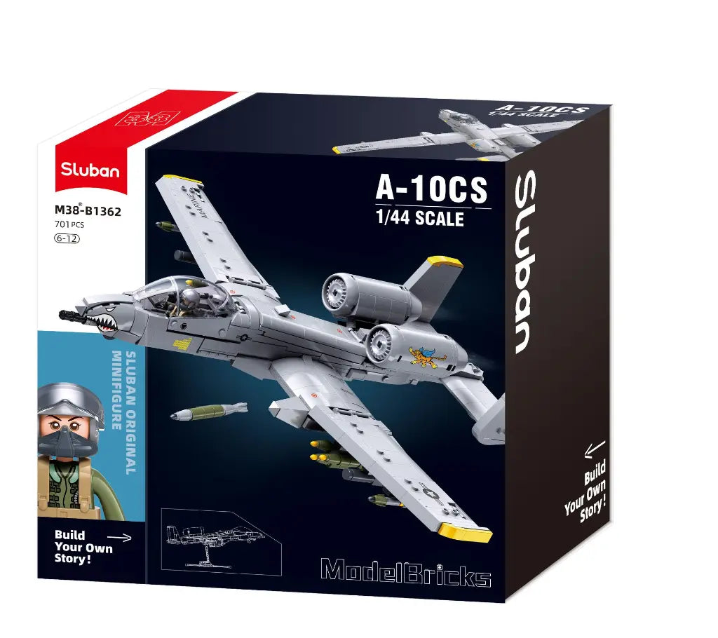 Sluban A10CS WarthogAircraft 701 Piece Set