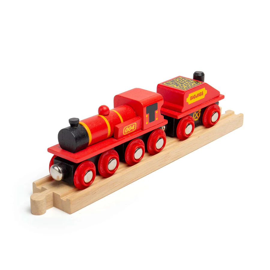 Red Coal Tender Train