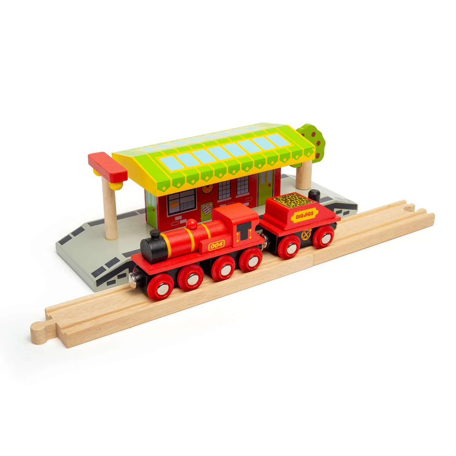 Red Coal Tender Train