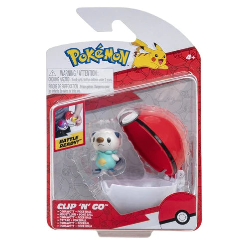 Pokemon Clip n Go Oshawott + Dive Ball