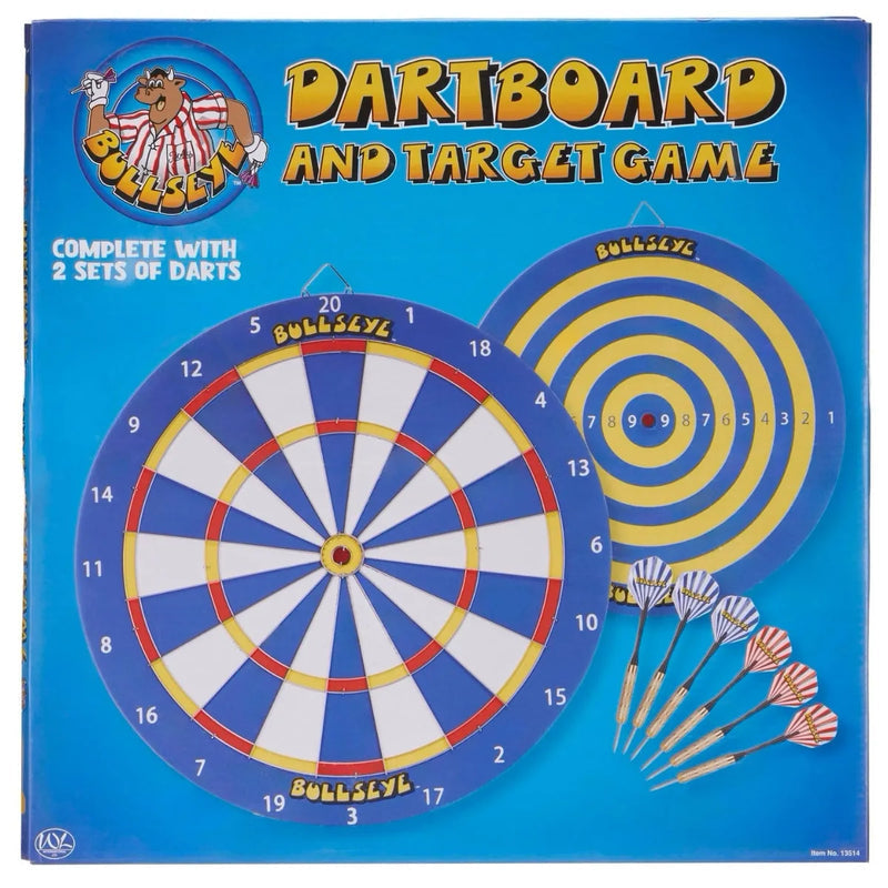 Bullseye 17" Dartboard & 2 Sets of Darts