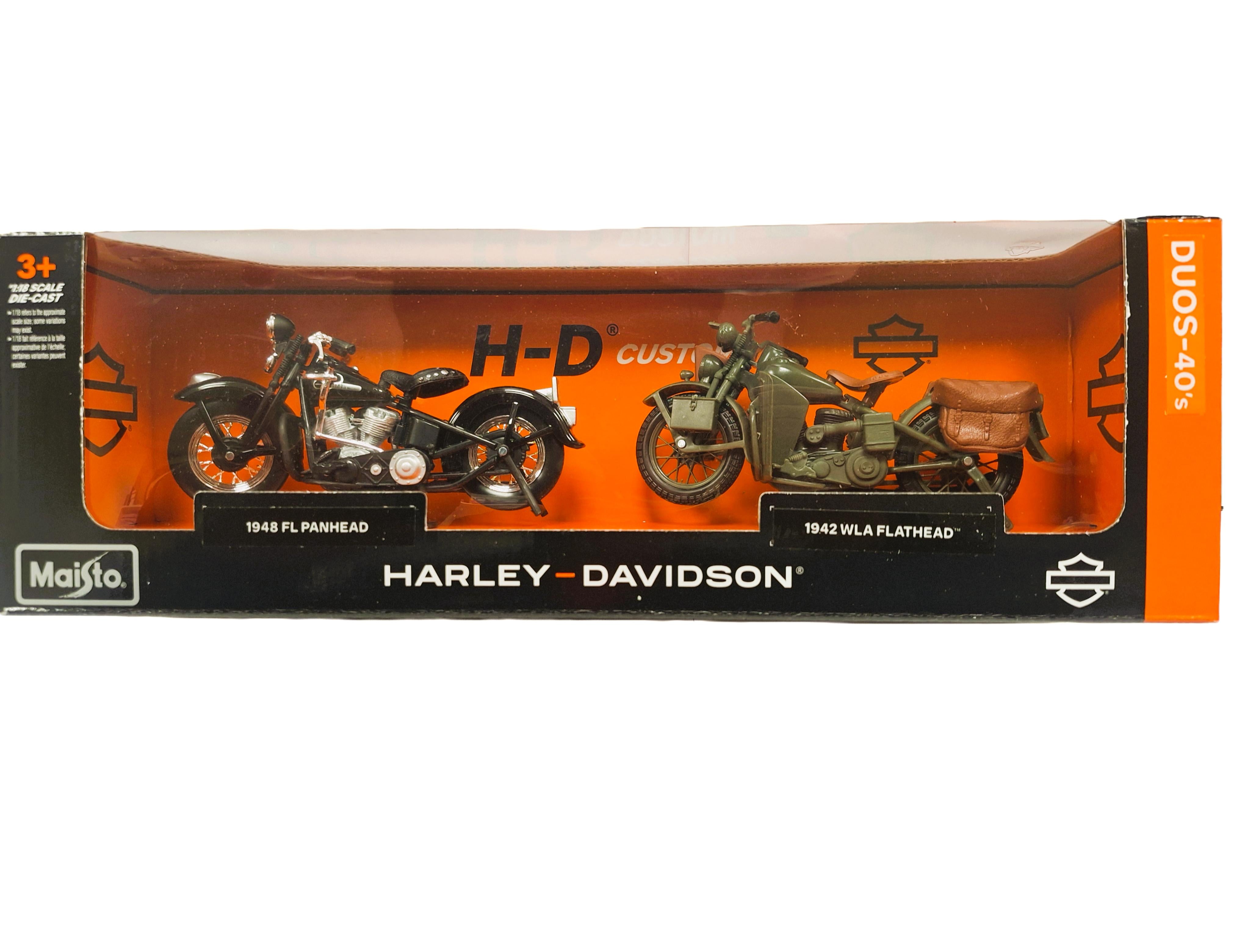 Maisto Harley Davidson Decades Duos 1:18 Scale
