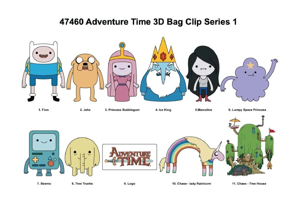 Adventure Time 3D Collectors Bag Clip Series 1