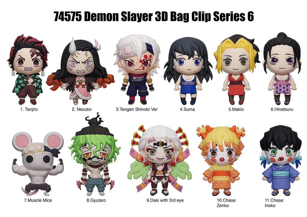 Demon Slayer Collectors Bag Clip Series 6