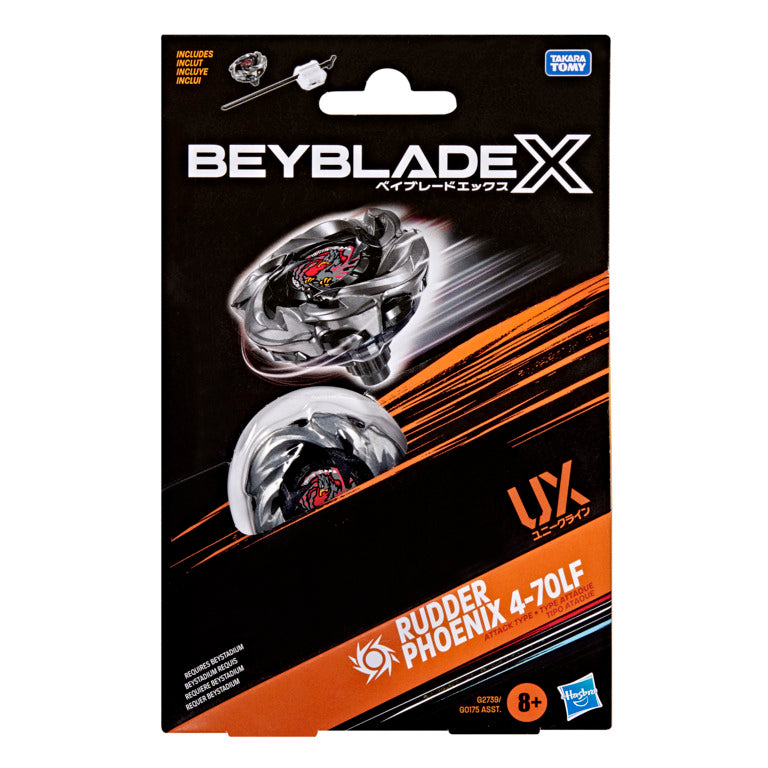 Beyblade X Rudder Phoenix 4-70LF Attack Type