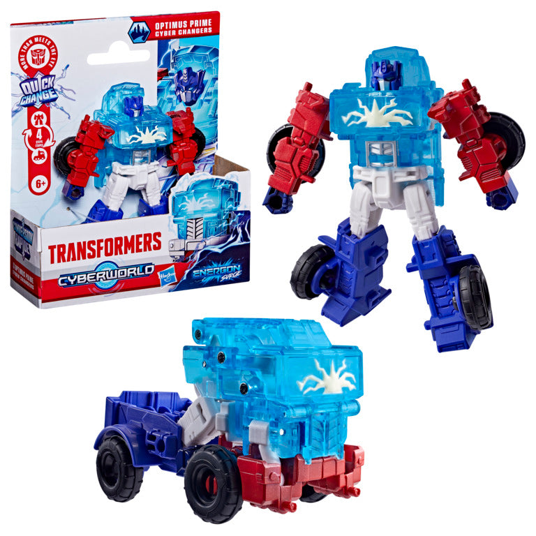 Transformers Cyberworld Cyber Changers Optimus