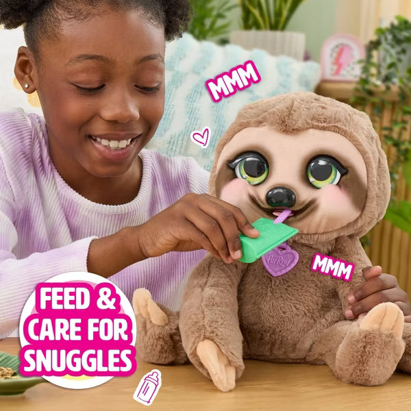 FurReal Snuggles the Smiling Sloth Interactive Plush Toy