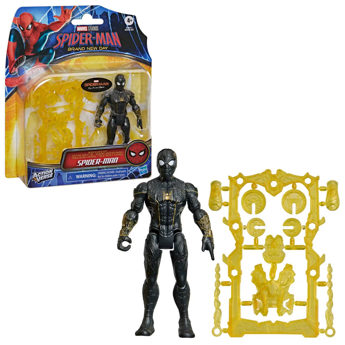 Marvel Spider-Man Brand New Day ActionVerse Spider-Man Black & Gold Suit (Homecoming)