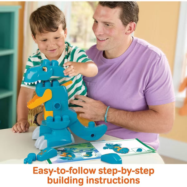 Mega Bloks 3-in-1 Build & Chomp Dino Set