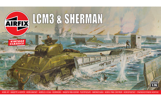 Airfix Lcm3 & Sherman