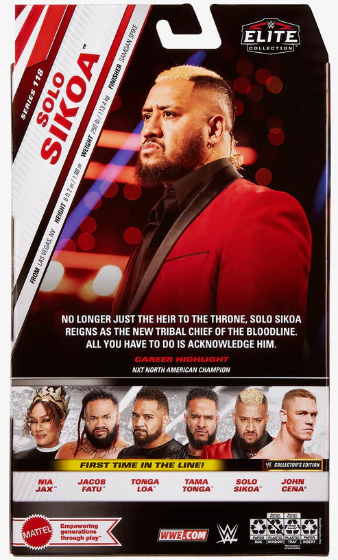 WWE Solo Sikoa Elite Action Figure Series 118