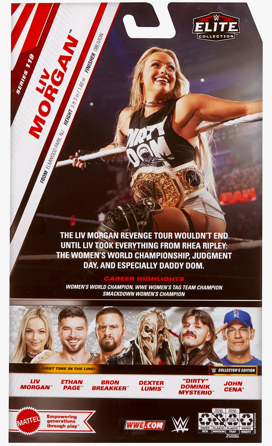 WWE Liv Morgan Elite Action Figure Series 119