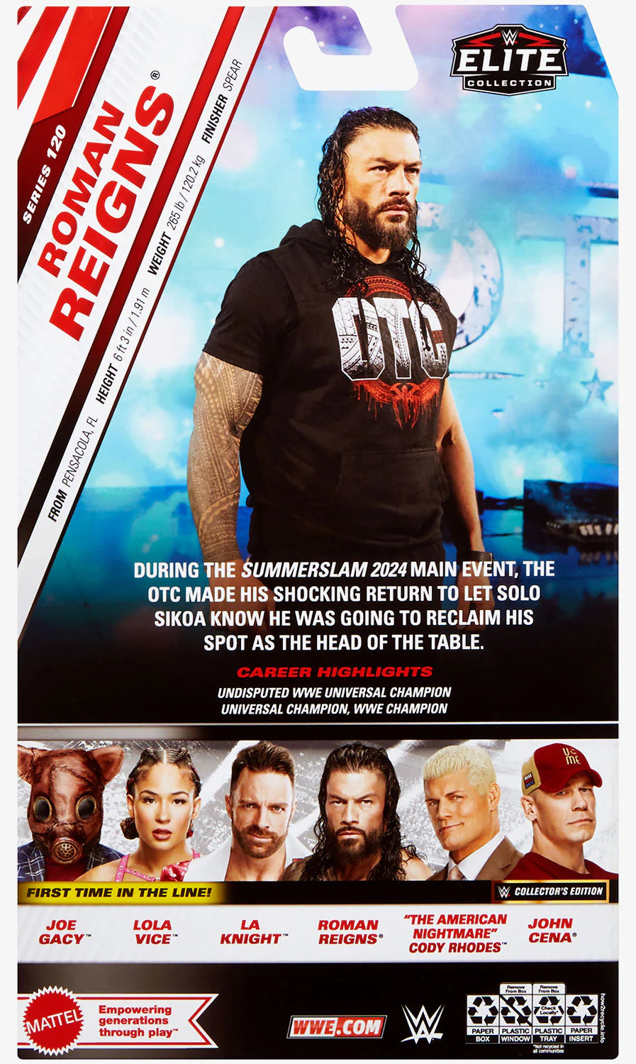 WWE Roman Reigns Elite Action Figure Series 120