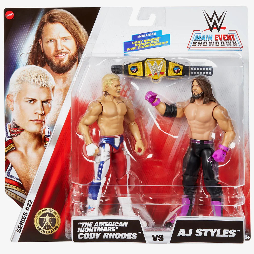WWE Main Event Showdown Cody Rhodes vs AJ Styles