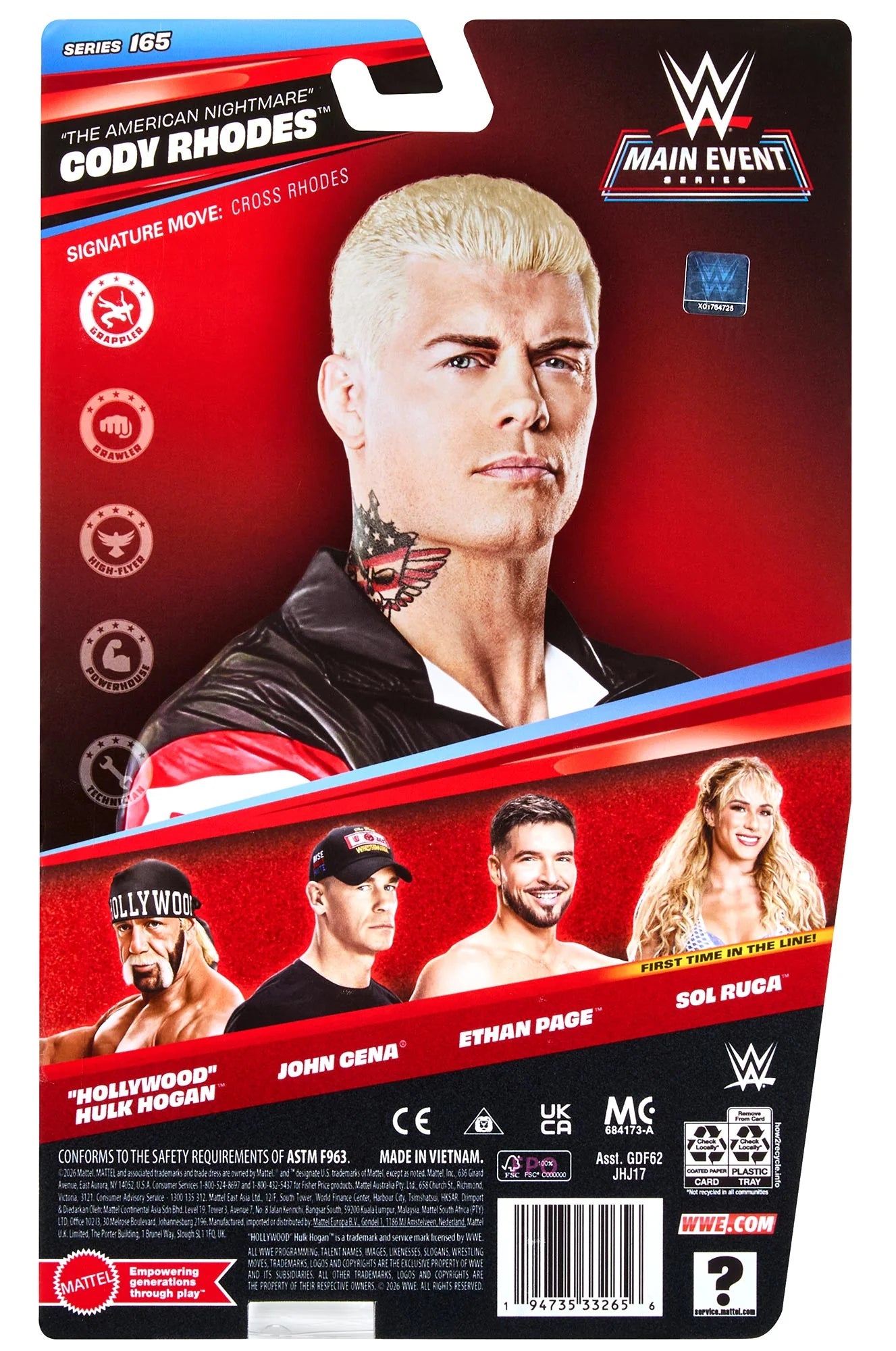 WWE Main Event Series 165 Cody Rhodes