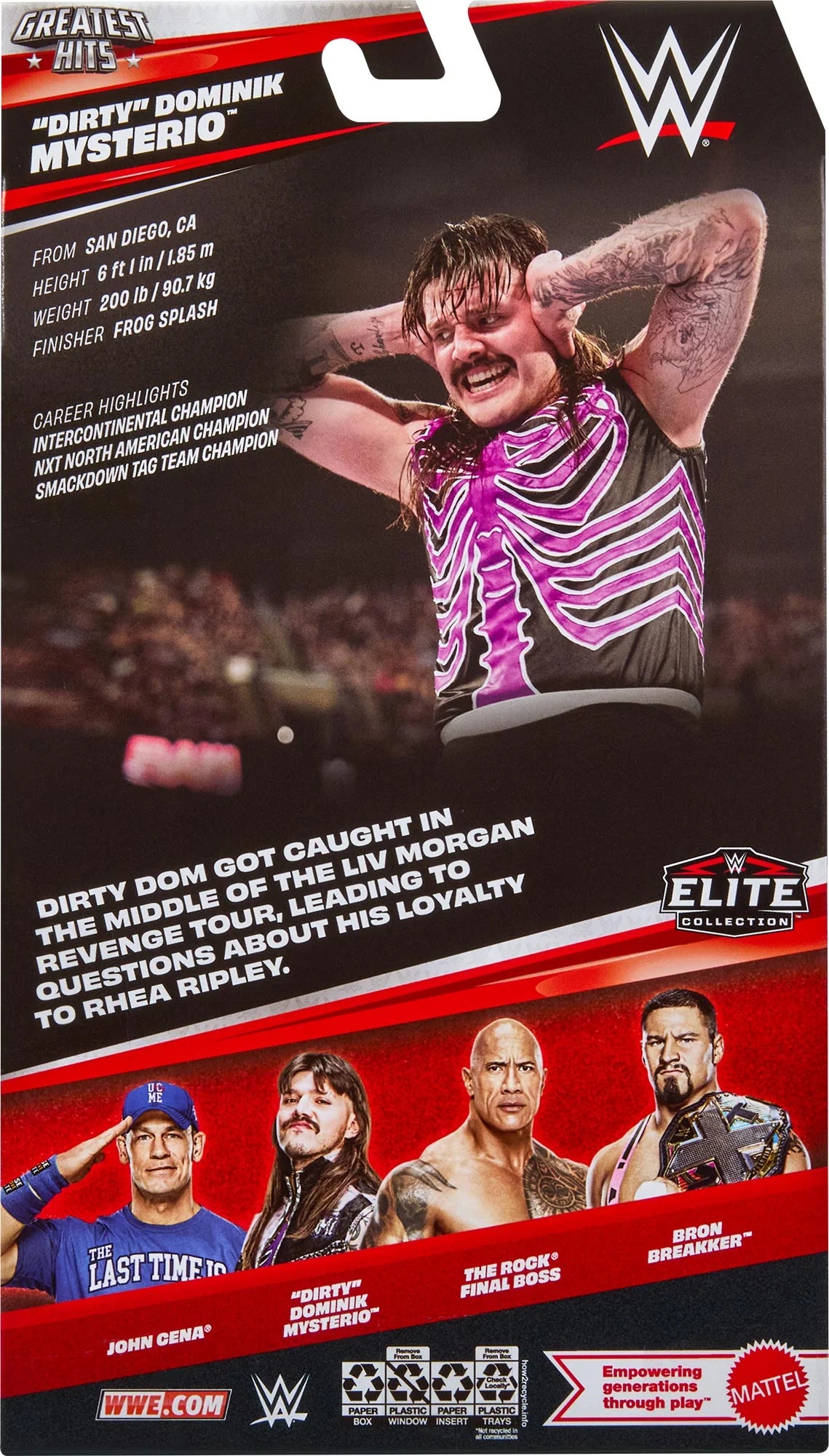WWE "Dirty" Dominik Mysterio Elite Collection Greatest Hits