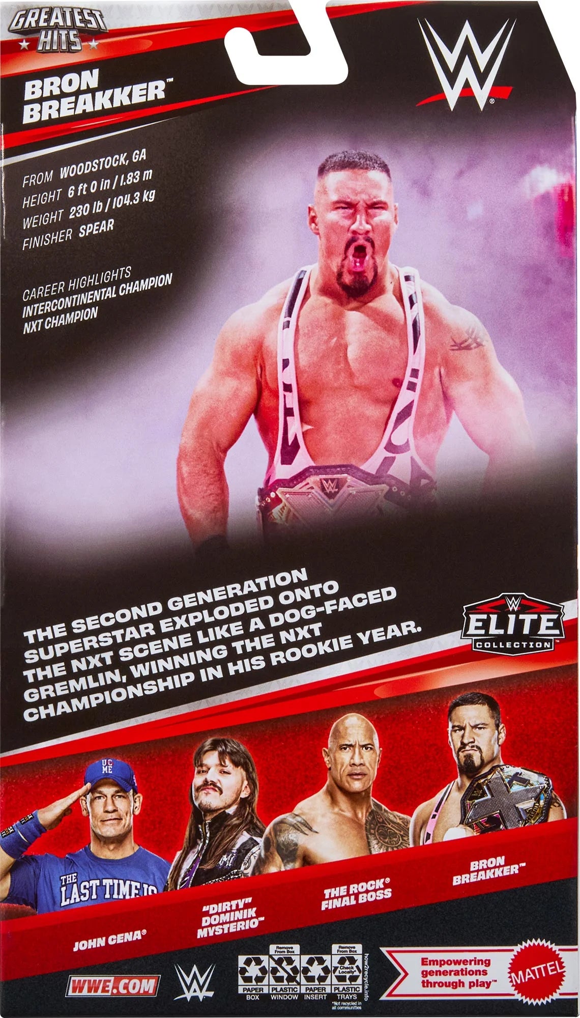 WWE Bron Breakker Elite Collection Greatest Hits