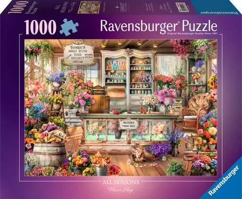 All Seasons Flower Shop 1000 Piece Jigsaw Puzzle