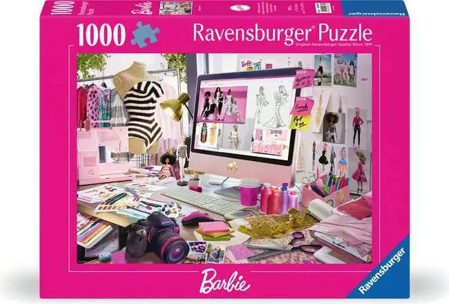 Barbie The Artists Desk 1000 Piece Jigsaw Puzzle