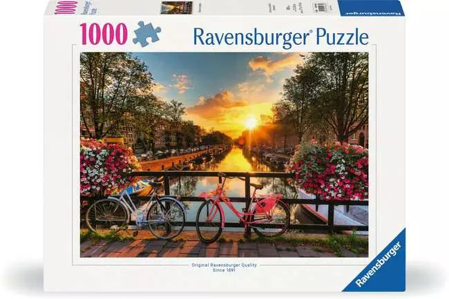 Bicycles in Amsterdam 1000 Piece Jigsaw Puzzle