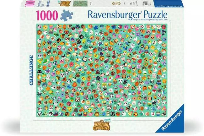 Challenge Animal Crossing 1000 Piece Jigsaw Puzzle
