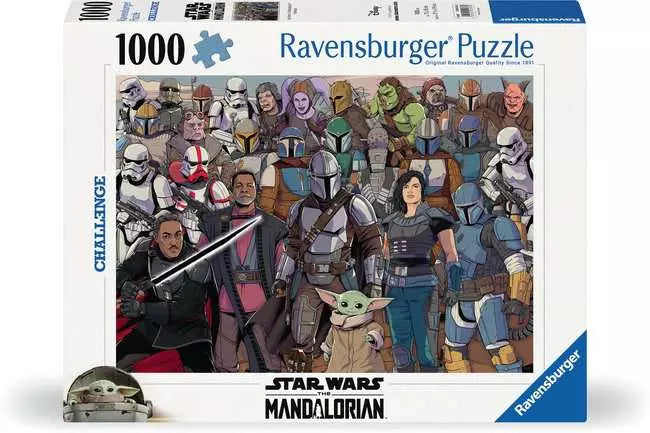 Star Wars Mandalorian Challenge 1000 Piece Jigsaw
