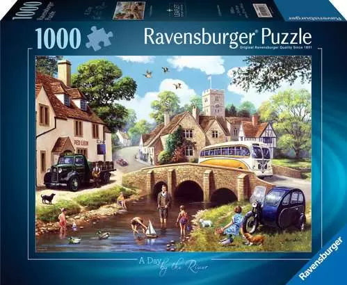 Day by the River 1000 Piece Jigsaw Puzzle