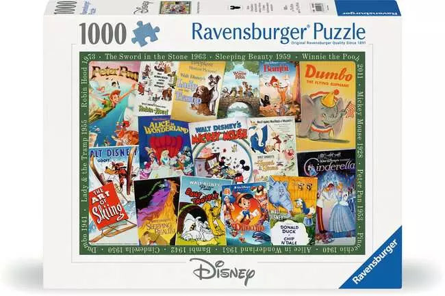 Disney Vintage Posters 1000 Piece Jigsaw Puzzle
