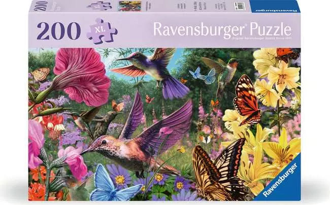 Hummingbirds & Butterflies 200 Piece Jigsaw