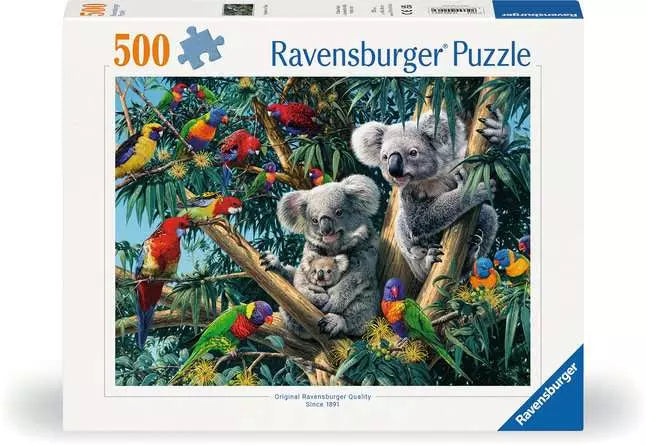 Koalas in a Tree 500 Piece Jigsaw Puzzle