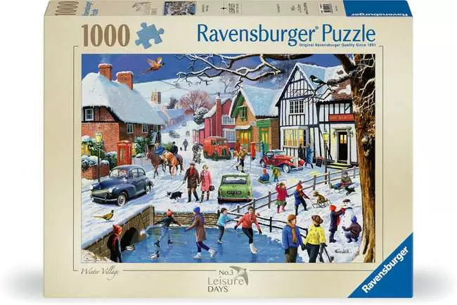 Winter Village Leisure Days 3 1000 Piece Jigsaw