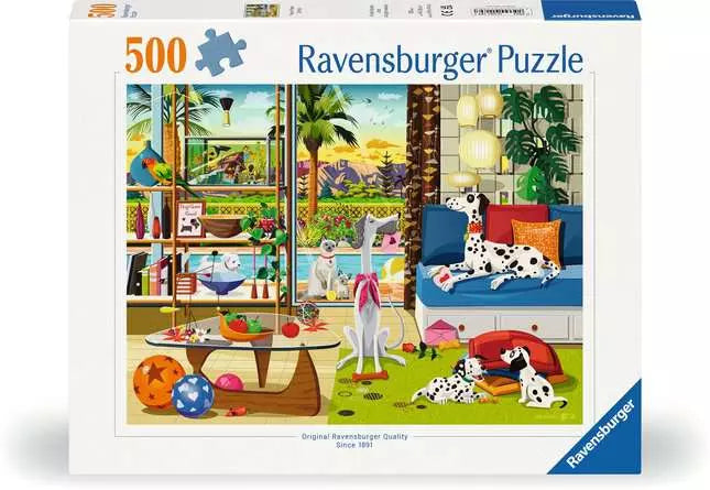 Pets of Palm Springs 500 Piece Jigsaw Puzzle