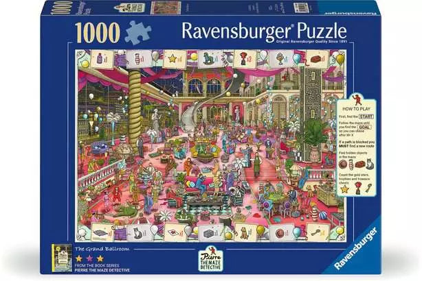 Pierre the Maze Detective 1000 Piece Jigsaw Puzzle