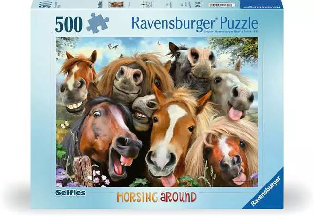 Horsing Around 500 Piece Jigsaw Puzzle