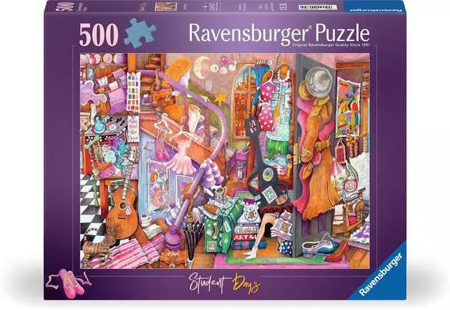 Student Days 500 Piece Jigsaw Puzzle