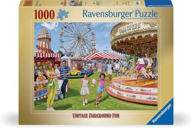 Vintage Fairground Fun 1000 Piece Jigsaw Puzzle
