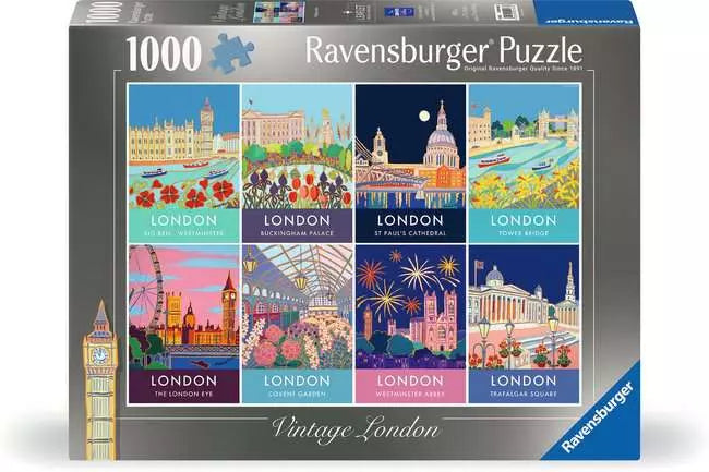 Vintage London 1000 Piece Jigsaw Puzzle
