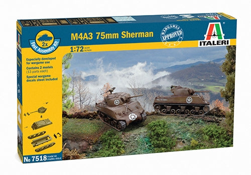 Italeri Sherman M4 A3 Main Battle Tank