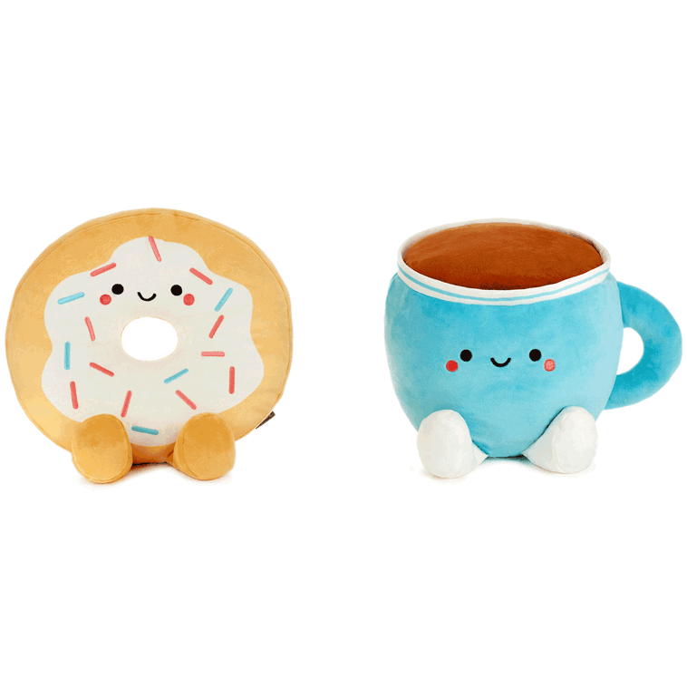 Hallmark Better Together Coffee & Donuts Plush Toy