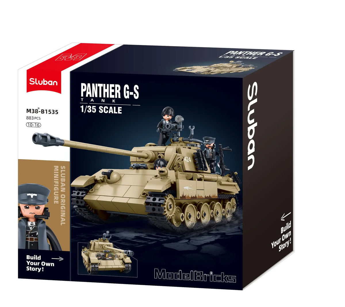 Sluban 1:35 Panther G Tank Construction Set