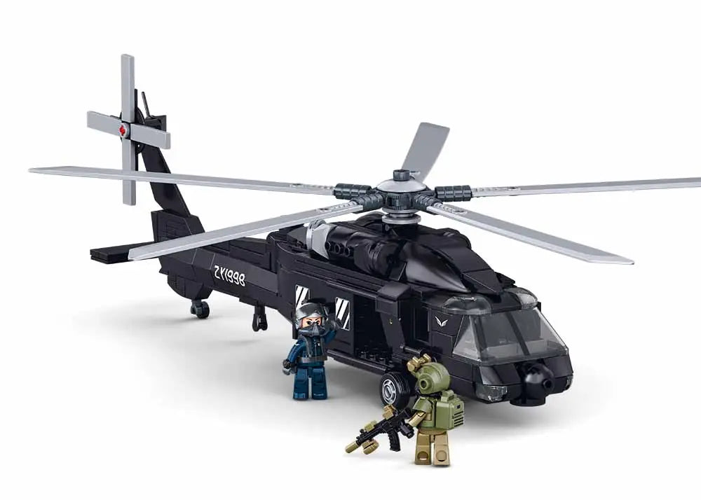 Sluban Z-20S Attack Helicopter Construction Set