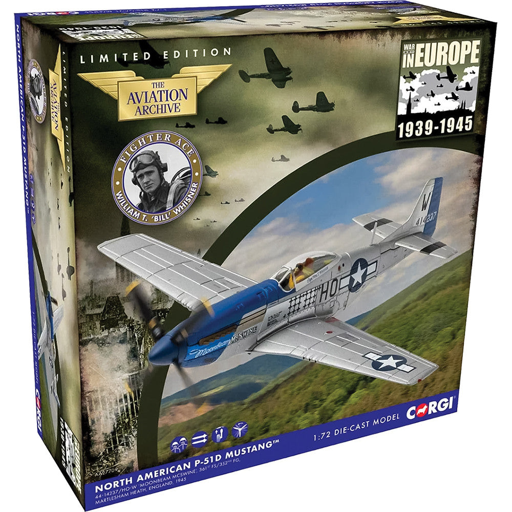 Corgi North American P-51D Mustang 1:72 Scale Die Cast Model
