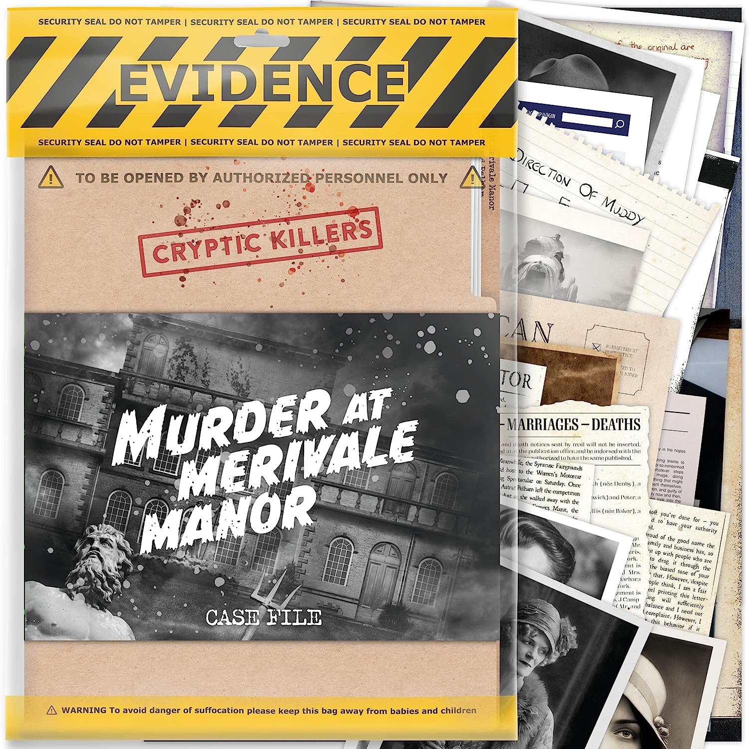 Cryptic Killers - Murder at Merivale Manor Case File