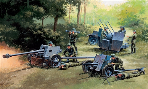 Italeri Pak35 & Pak40 & Flack38 1:72 Scale Kit