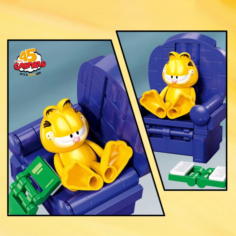 Sluban Garfield - Blue Chair Construction Set