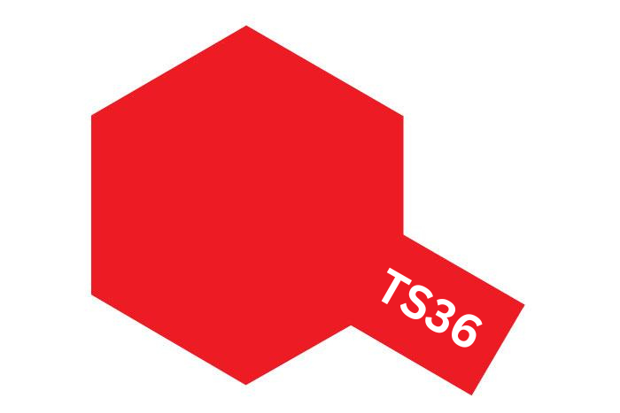 Tamiya TS-36 Fluorescent Red Spray Paint