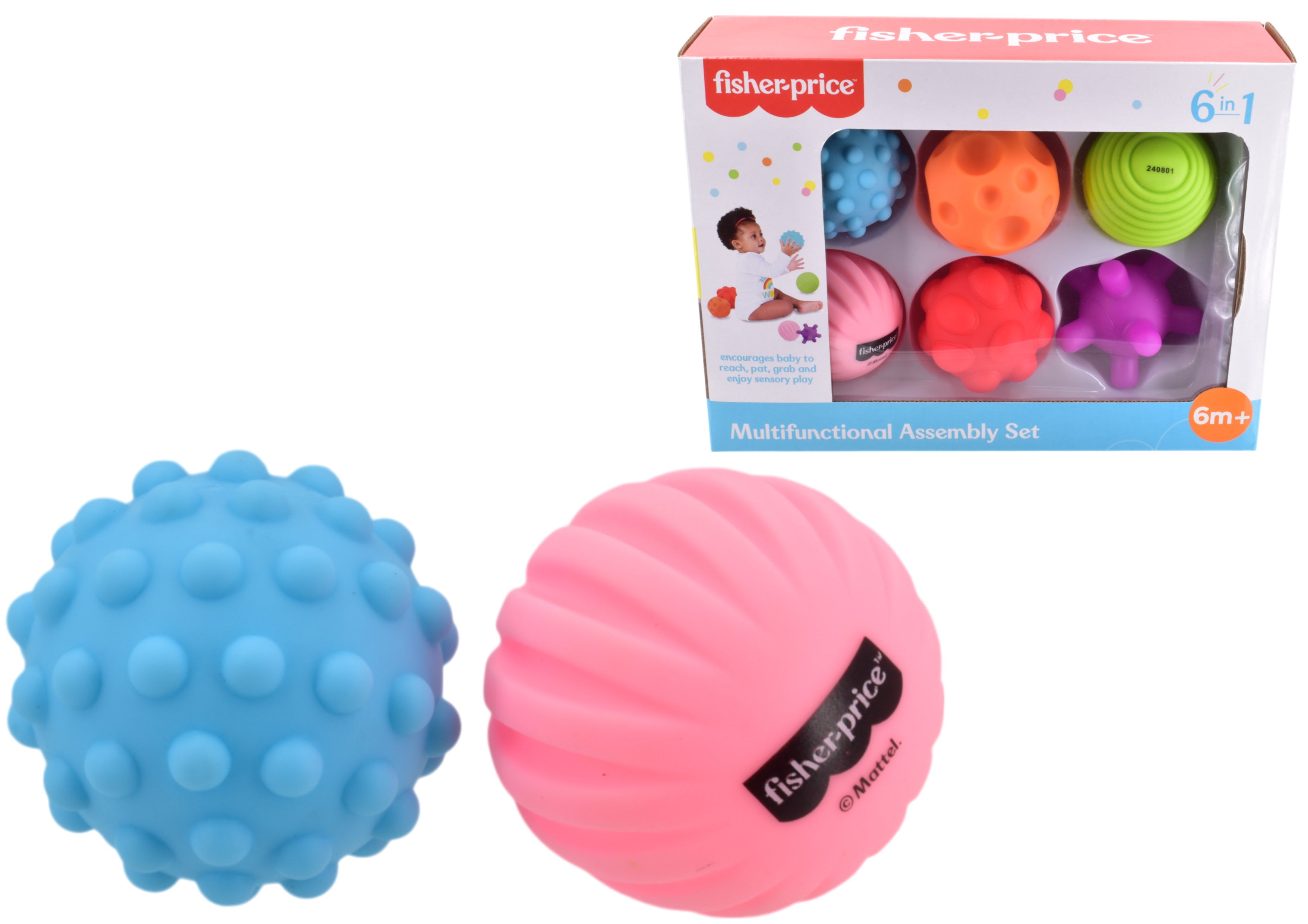 Fisher Price 6in1 Soft Sensory Ball Set